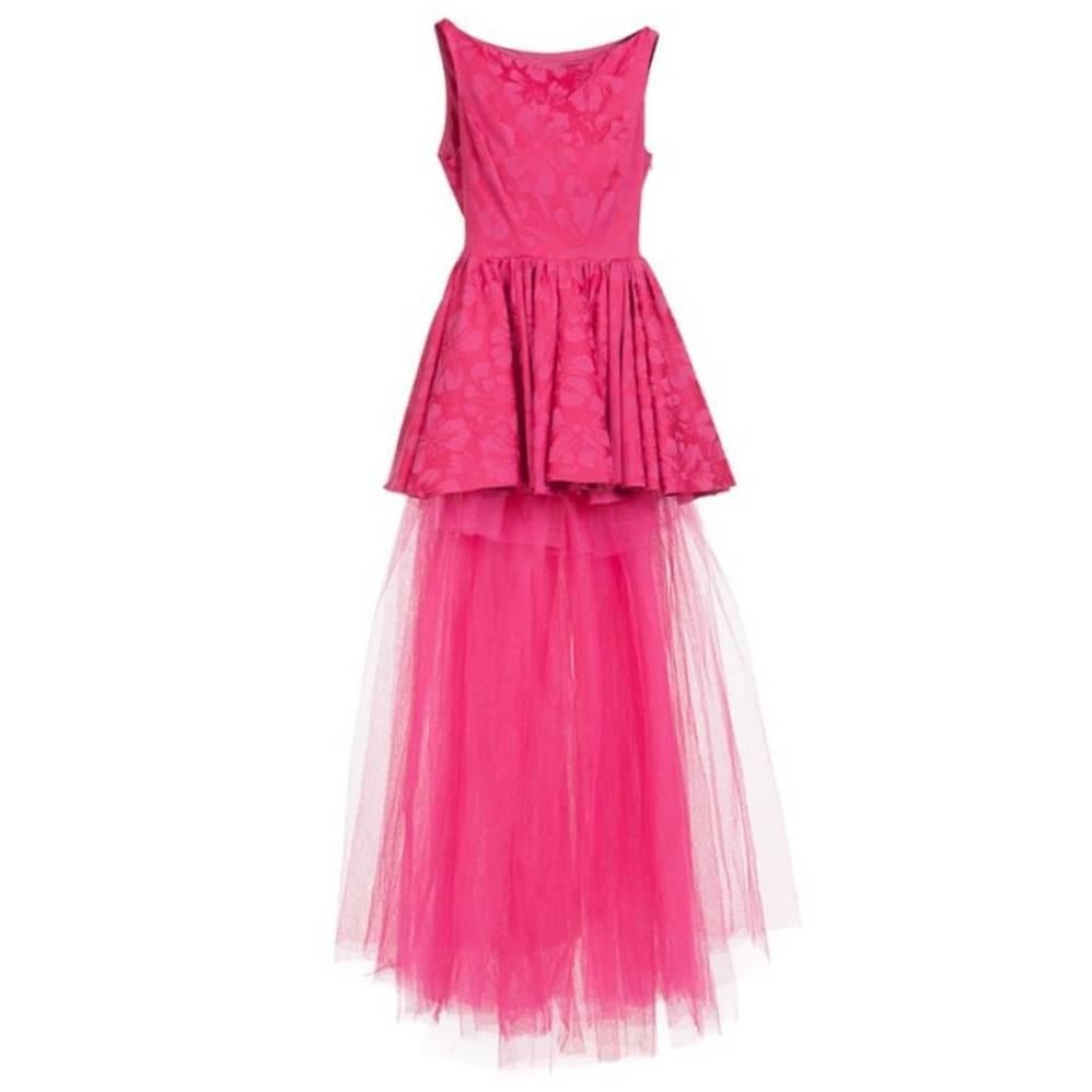Nezika London "Pink Fouettes" Long Dress