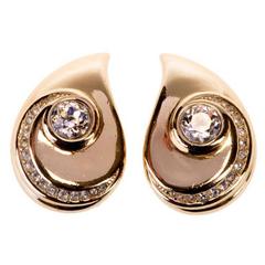 Dior 'Teardrop' Earrings 3