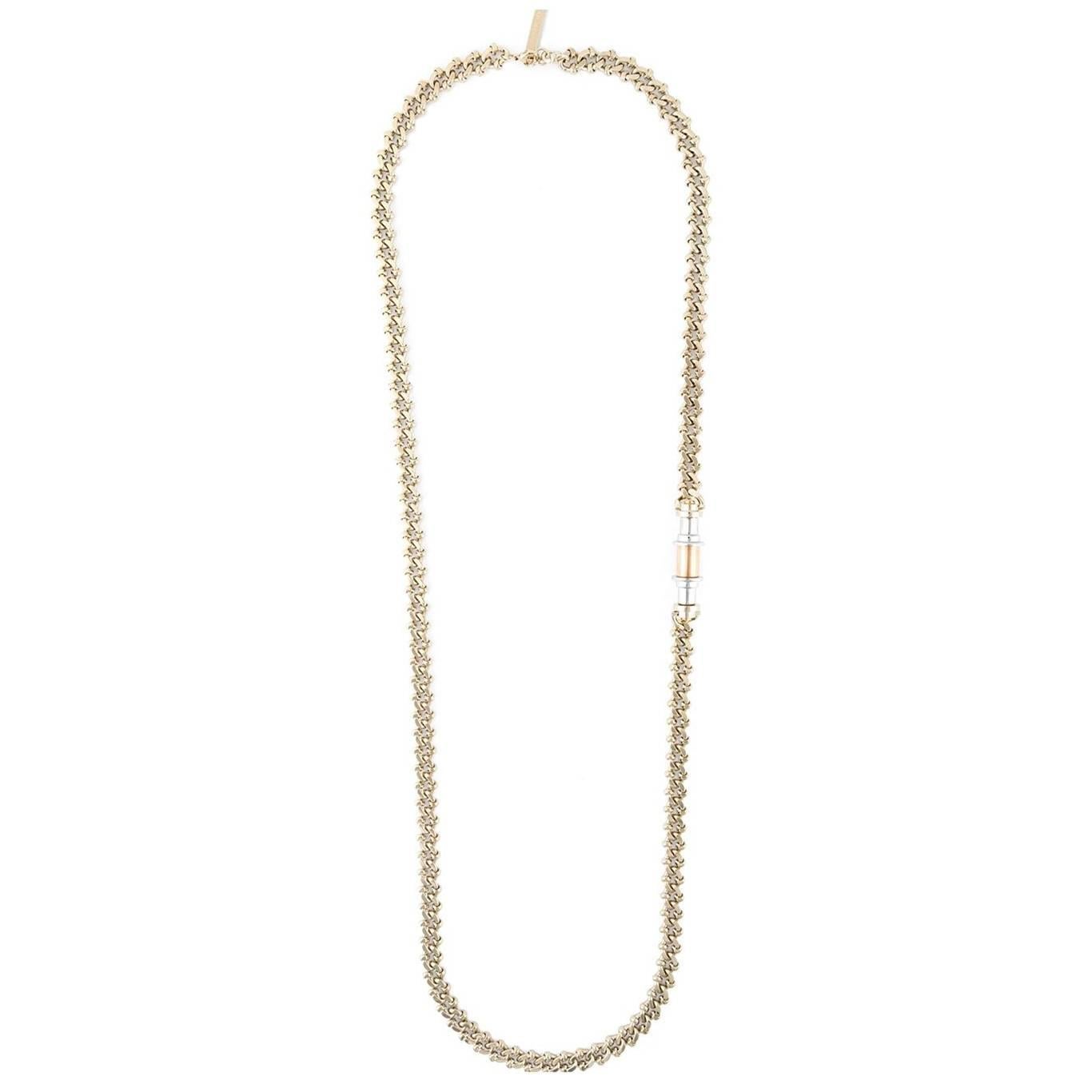 Givenchy NEW & SOLD OUT Gold Chain Link Long Drape Necklace in Box