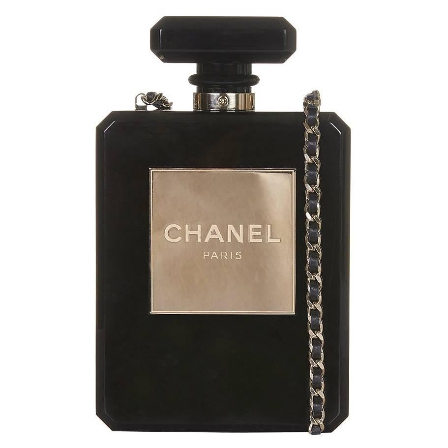 Chanel Black No5 Bottle Minaudière