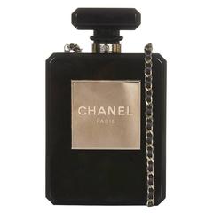 Chanel Black No5 Bottle Minaudière 9