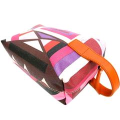 Emilio Pucci Leather Pouch with Handle 8