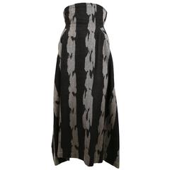 early 1980's ISSEY MIYAKE high waisted wool skirt 1
