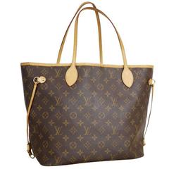 Louis Vuitton Monogram Neverfull Shopping Tote Bag MM