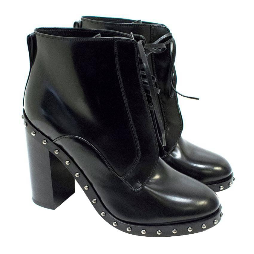 Dolce & Gabbana 'Lawrence' Black Ankle Boots For Sale