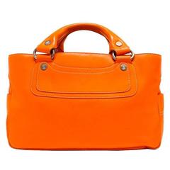 Celine Orange Leather Boogie Bag