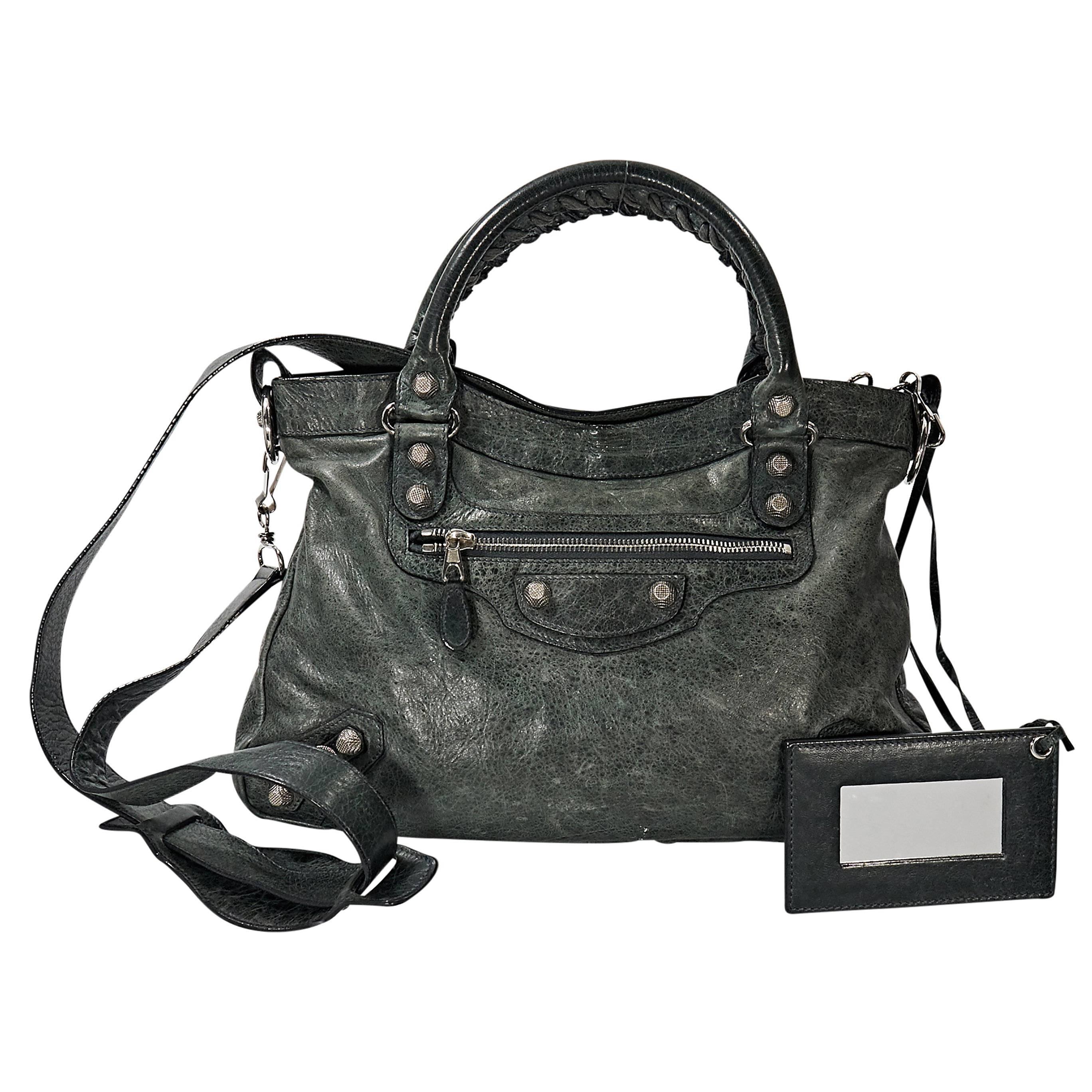 Balenciaga City Bag Grey - 2 For Sale on 1stDibs