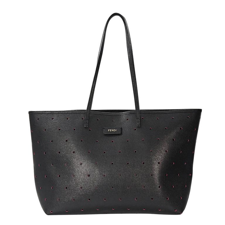 Fendi perforated tote hot sale