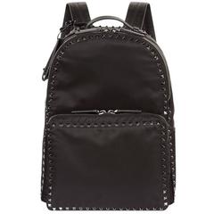 Valentino Studded Backpack, Black