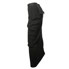 Yohji Yamamoto long skirt with back exterior pockets 8