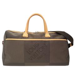 Louis Vuitton - Sac à main marron pour hommes et femmes - Carryall Duffle Weekender Travel Handle Bag