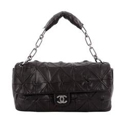 Chanel Origami Flap Bag Quilted Lambskin Jumbo