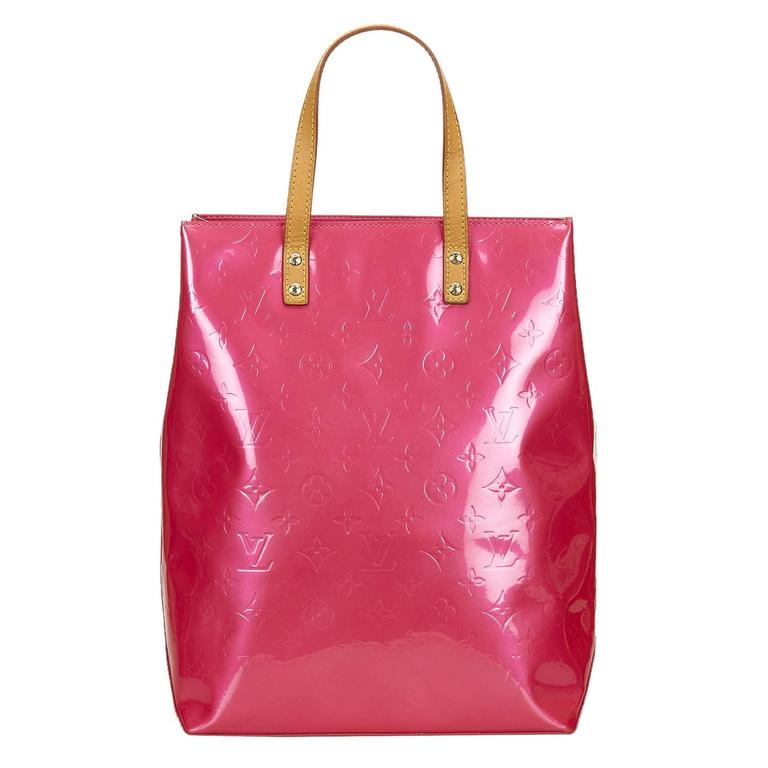 Louis Vuitton Pink Vernis Reade MM Handbag For Sale at 1stdibs