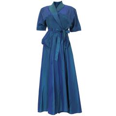1940's Silk House Coat 8