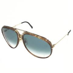 1980s Carrera Porsche Design Tortoiseshell Sunglasses Model 5632 2