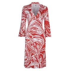 Iggy Azalea's DVF Diane von Fürstenberg Wrap Dress Vintage Print Reissue 10