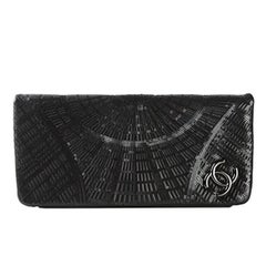 Chanel Black Sequinned Clutch