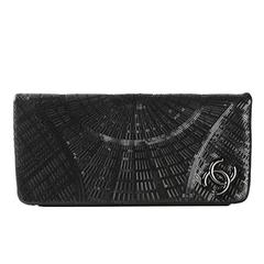 Chanel Black Sequinned Clutch 12