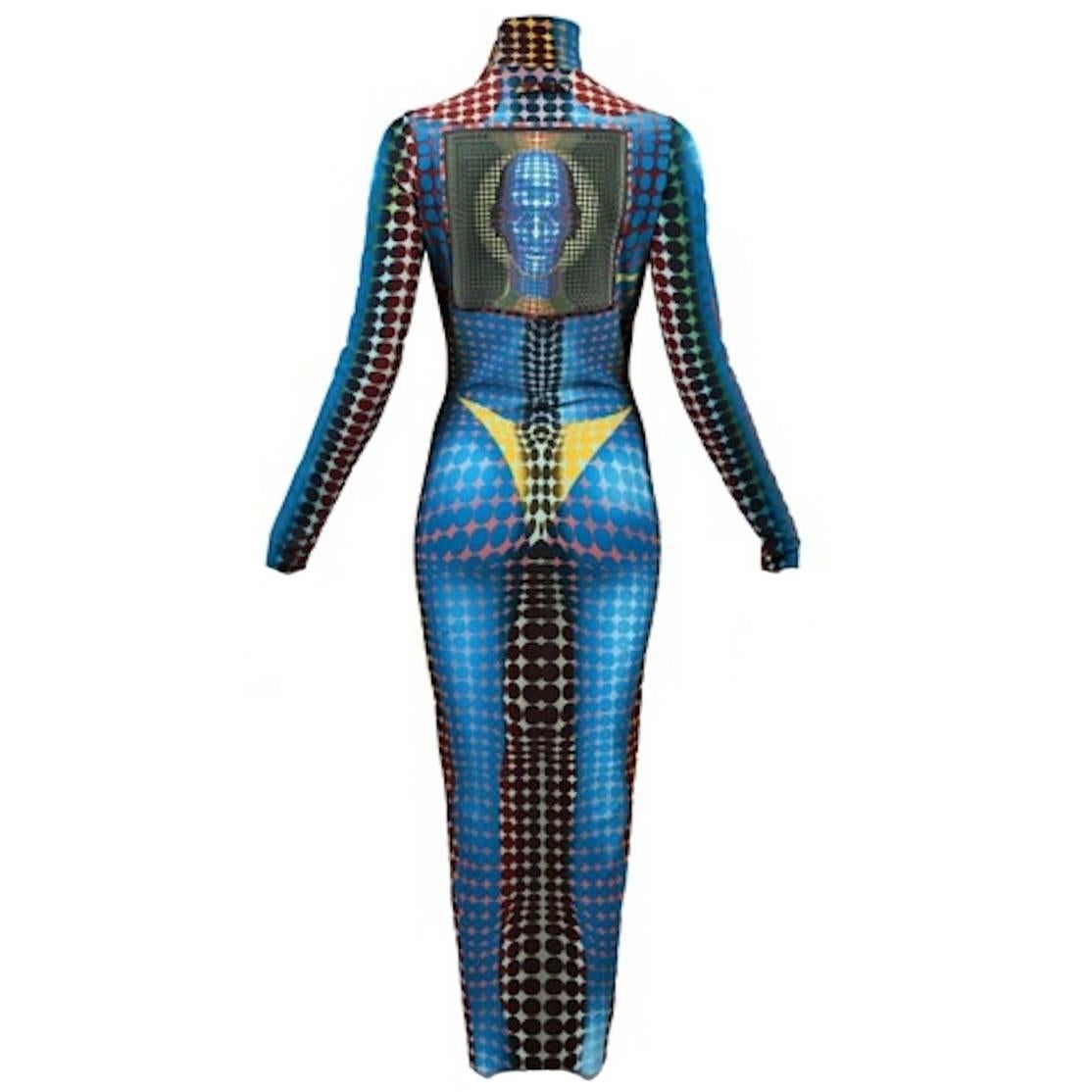 Jean Paul Gaulter Iconic Dot Tech Dress 1995