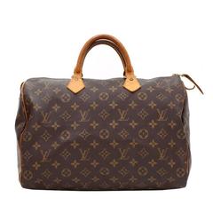 Vintage Louis Vuitton Speedy 35 Monogram Canvas City Hand Bag