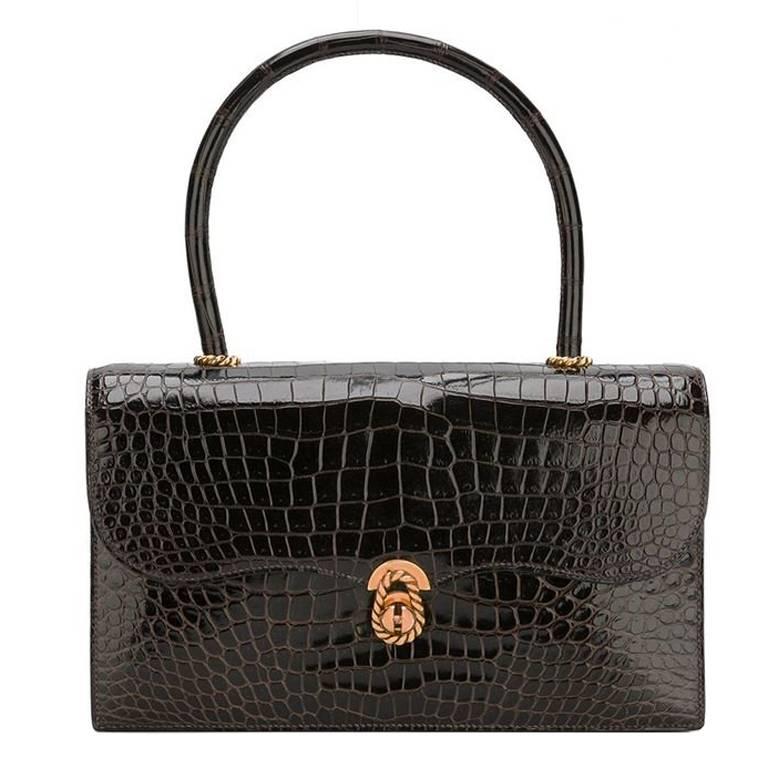 Hermes "Escale" handbag, 1960s For Sale