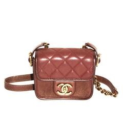 Chanel "Back to School" Bag - Perfect Edge Collection - Brown Quilted Leather 
