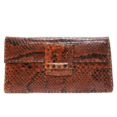 Pochette in pelle di serpente anni '40