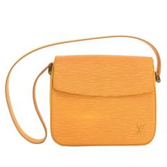 Vintage Louis Vuitton Byushi Yellow Epi Leather Shoulder Bag