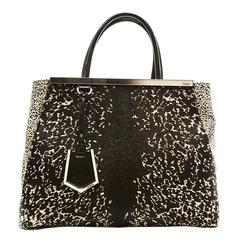 Fendi Speckled Calf Hair 2Jours Bag 6