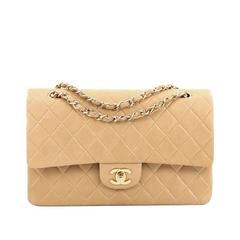 Chanel Vintage Classic Double Flap Bag Quilted Lambskin Medium