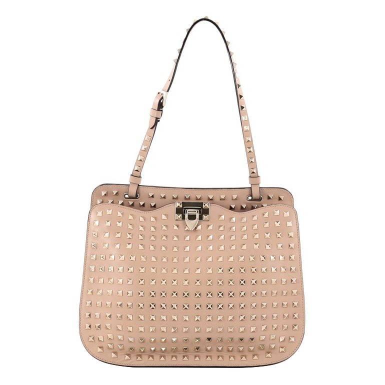 Valentino Rockstud Shoulder Bag Full Studded Leather