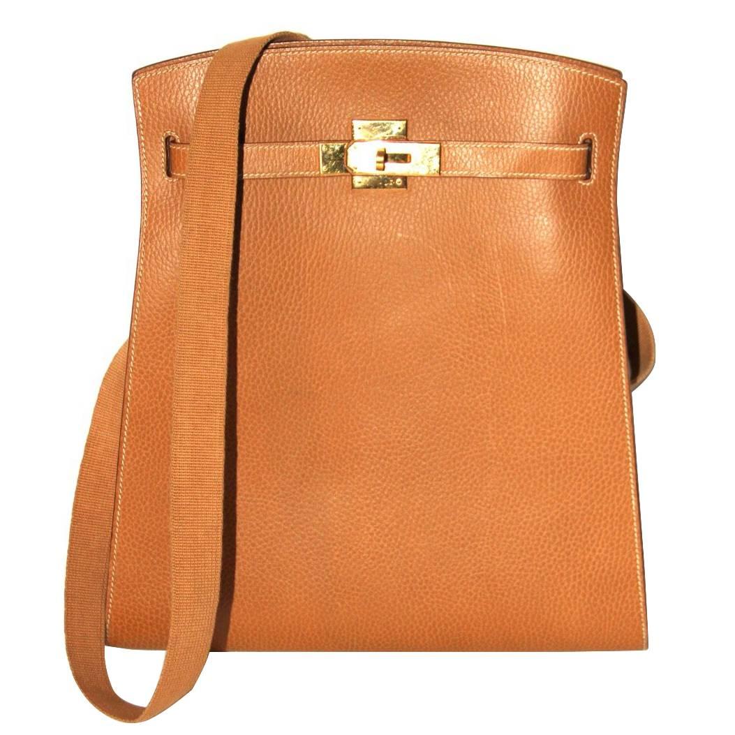 Hermes Kelly Sport Vache Liege Leather Gold Hardware - Pristine Cond