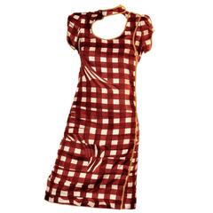 Prada Asian-Inspired Ruched Silk Dress 5
