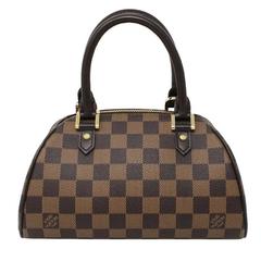 Louis Vuitton Ribera PM Damier Ebene Handbag in Dust Bag