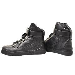 Givenchy Black Leather High Top Trainers Brand New with Dust Bag and Box