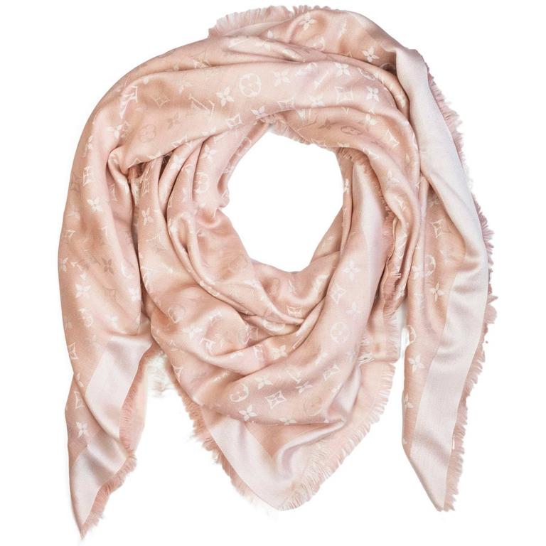 louis vuitton pink shawl
