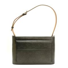 Louis Vuitton Allston Black Monogram Mat Leather Shoulder Bag