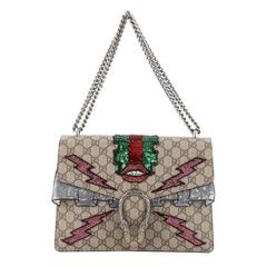Gucci  Dionysus Handbag Sequin Embellished GG Coated Canvas Medium
