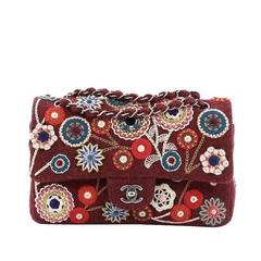 Chanel Paris-Salzburg Flap Bag Embroidered Felt Medium