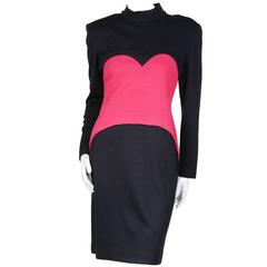 Patrick Kelly Wool Dress circa 1970s 8