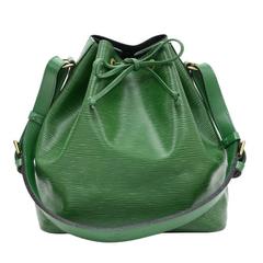 Vintage Louis Vuitton Petit Noe Green Epi Leather Shoulder Bag 7