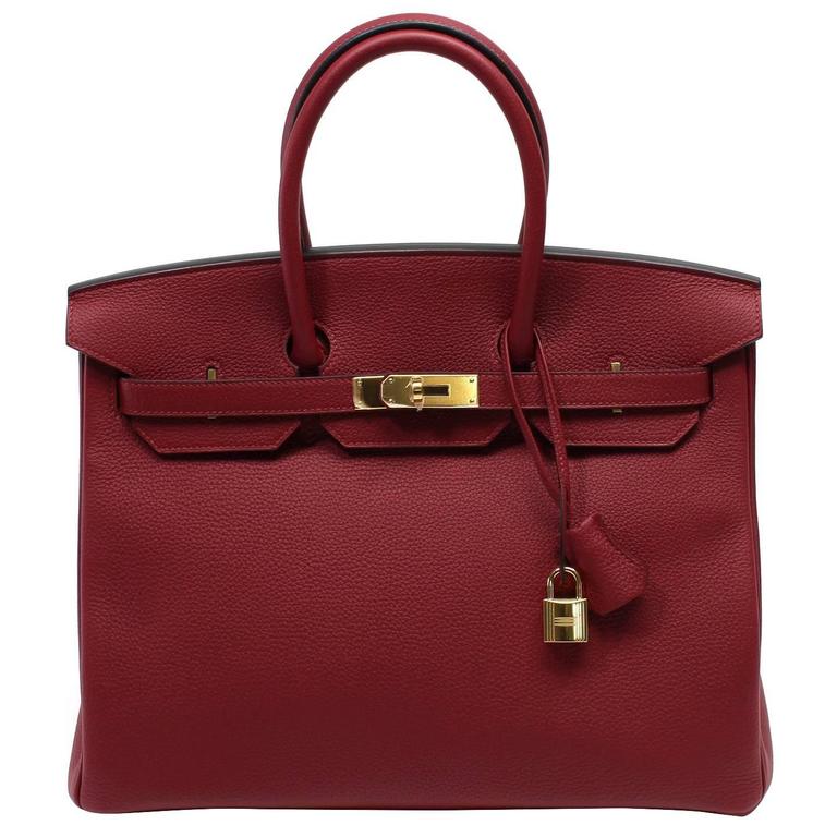 hermes birkin bolsa red
