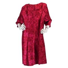 c1954-56 Christian Dior London Couture Silk Coat & Dress 2