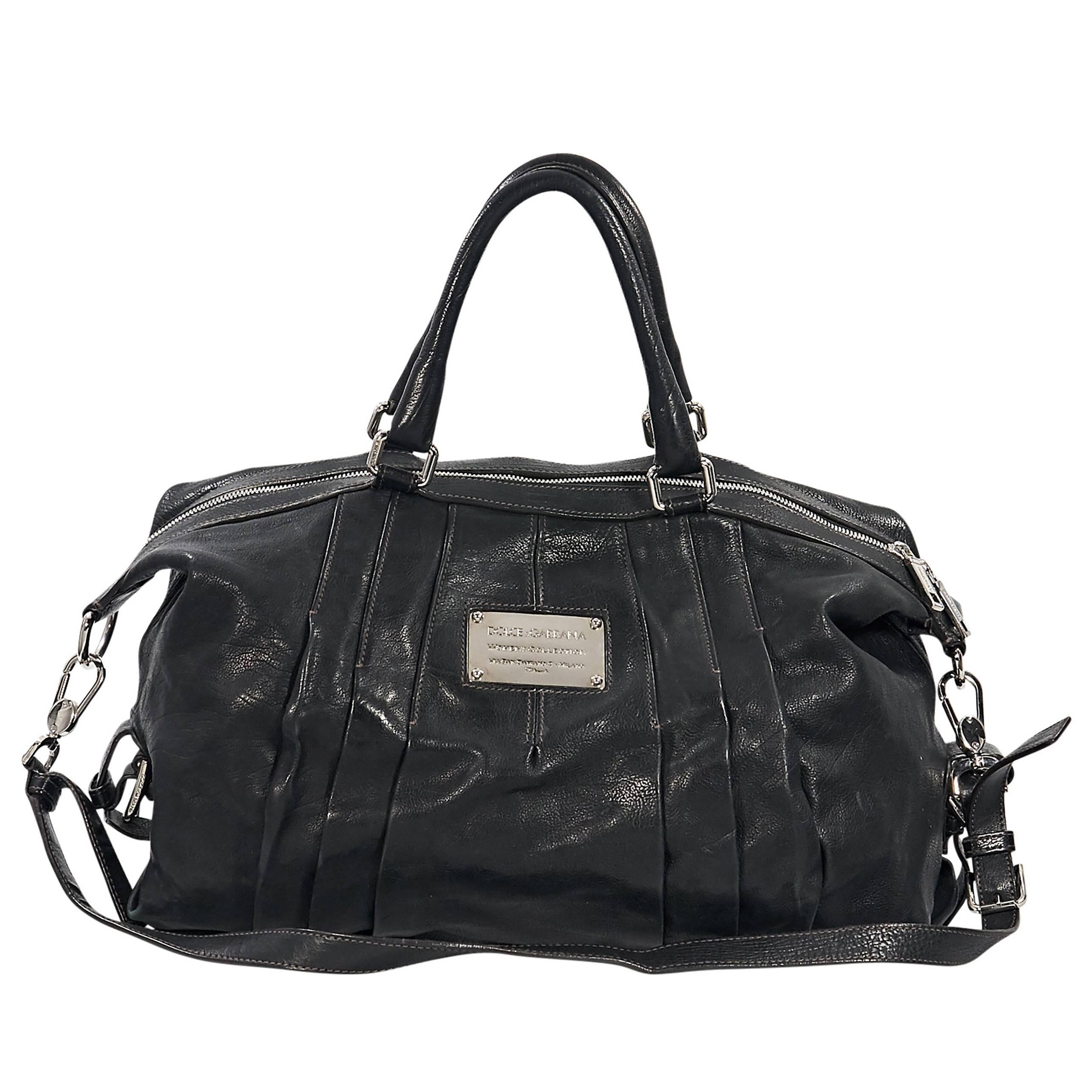 Black Dolce 
Gabbana Miss Urbanette Satchel