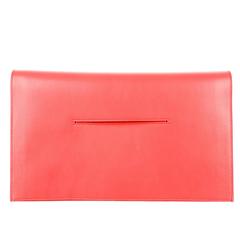 Celine NEW Leather Long Envelope Flap Clutch Bag in Dust Bag 6