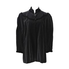 YSL Gray Velvet Jacket 10