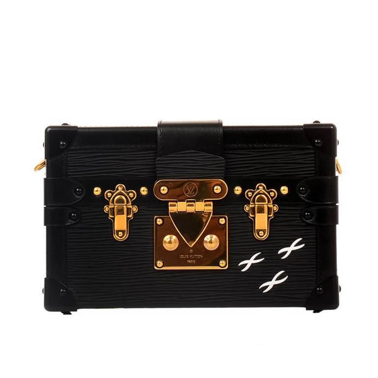 Louis Vuitton Black Epi Petite Malle at 1stdibs