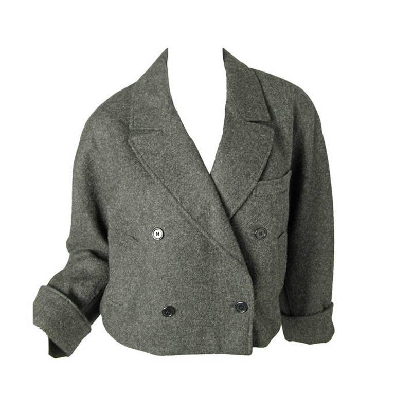 1980s Kenzo cropped coat