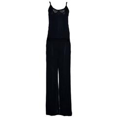 Timeless Chanel Black Evening Jumpsuit 10