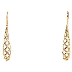 Tiffany & Co. 18k Gold Venezia Luce Drop Earrings